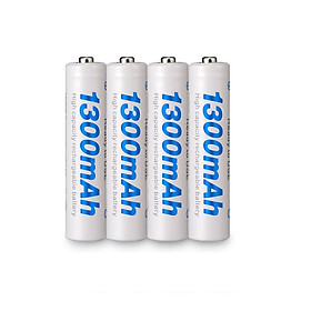 Hình ảnh Pin sạc AAA NiMH dung lượng lớn 1300mah (4 Viên AAA)