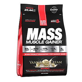Sữa Tăng Cân Elite Labs Mass Muscle Gainer 20lbs (9kg)