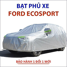 Bạt che phủ xe ô tô Ford Ecosport, Bạt trùm xe hơi 5 chỗ cao cấp chất liệu vải PEVA chống nắng mưa không thấm nước