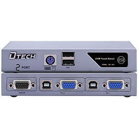 Mua BỘ CHUYỂN NHIỀU CPU XÀI CHUNG 1 MÀN HÌNH DATA VGA KVM DTECH 500MHZ 2 CPU DT 8021   4 CPU DT 8041-hàng chính hãng