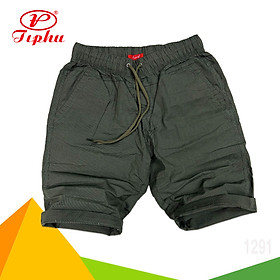 Quần short bố ô nhí Amazing, sọt lưng thun nam dáng thể thao unisex, quần đùi có dây rút