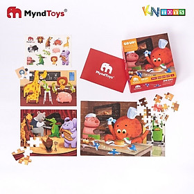 Đồ Chơi Xếp Hình MyndToys - GO UP Puzzle - Level 3 Cho Bé Từ 3 Tuổi -