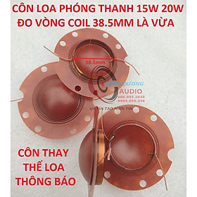 Mua CÔN LOA PHÓNG THANH 15W 20W 30W - VÒNG CÔN 38.5MM - COIL THAY THẾ LOA THÔNG BÁO