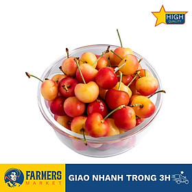 Cherry vàng Mỹ size 9.5 - Mọng nước, trái chín đậm vị, đầu mùa vị ngọt chua vừa.