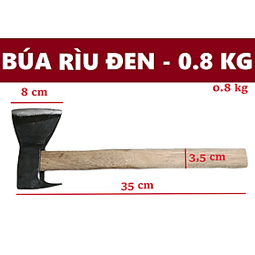 Mua Búa rìu nhíp đen 0.8 kg