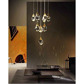 Đèn thả thông tầng, đèn trần trang trí, đèn thông tầng, đèn trang trí, đèn decor HTK025 DT