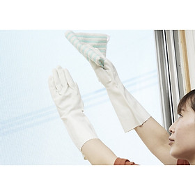 Mua Găng tay cao su nhà bếp siêu mềm Towa màu trắng hàng nội địa Nhật Bản #761