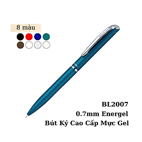 Hình ảnh Bút Ký Cao Cấp Pentel BL2007 Ngòi 0.7mm Mực Xanh | Thiết Kế Nắp Vặn Thanh Lịch | Nhiều Màu Vỏ Thời Trang