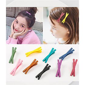 Sét 9 kẹp tóc nhiều mầu KAH90 (Giao mầu ngẫu nhiên)