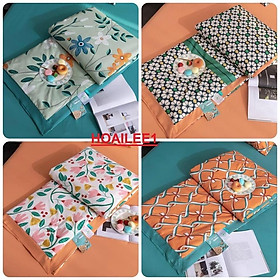 Chăn Hè Cotton Lụa Thái Hàng Nhập Khẩu Cao Cấp Cực Mềm Mịn - Mát Nhẹ Kích Thước Chăn 2mx2m3 - Giao Ngẫu Nhiên Màu