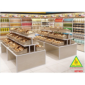 Mua Kệ gỗ trưng bày rau củ quả  kệ trưng bày sản phẩm  hàng hóa KST423 - NỘI THẤT LẮP RÁP VIENDONGADV