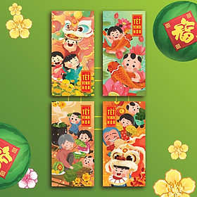 Bao Lì Xì - Bộ combo Tết Vinh Hoa  - Tết Việt Nam