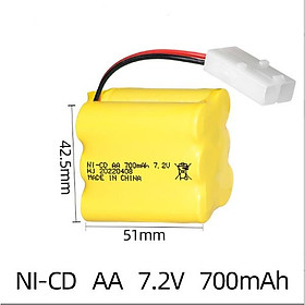 Pin sạc xe điều khiển từ xa 7.2v 700mah xếp chồng giá sỉ