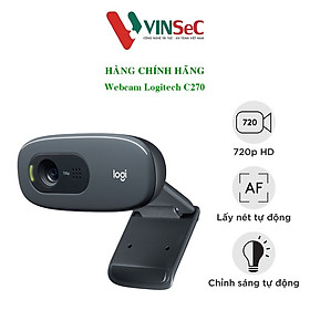 Webcam Logitech C270 720P - Hàng chính hãng