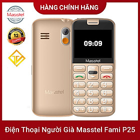 Mua Điện Thoại Masstel Fami P25   Tặng DOCK Sạc  Máy Cho Người Già - 2 Sim - Loa to - Bàn phím lớn- Hàng chính hãng