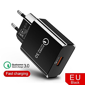 Mua Củ Sạc Nhanh 18w Cổng USB 3.0 Tích Hợp Chip Thông Minh Tương Thích Với Mọi Thiết Bị - Hàng Chính Hãng Qualcomm Quick Charge