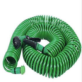 Mua Bộ vòi xịt nước tưới cây đa năng 7 chế độ kèm dây tưới lò xo dễ thu gọn 206791
