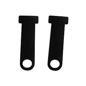 2 x Motorcycle Open Face Helmet Lock Quick Release Buckle Fastener Black