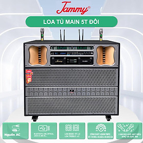 LOA ĐIỆN 5 TẤC ĐÔI JAMMY N218K8 PRO - CÔNG SUẤT CỰC ĐỈNH 4.200W - MICRO HÁT SIÊU NHẸ - BẮT SÓNG XA 80 MÉT XUYÊN TƯỜNG - HÀNG CHÍNH HÃNG