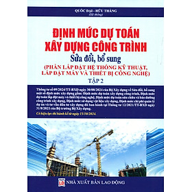 Định Mức Dự Toán Công Trình (Phần Lắp Đặt)