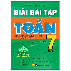 Giải Bài Tập Toán 7 - tập 1 ( Kết Nối Tri Thức Với Cuộc Sống ) - An An