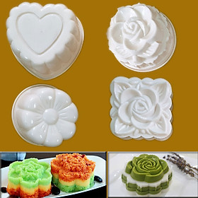 Mua Combo 4 Khuôn Làm Bánh Trung Thu Rau Câu 9cm (150-170gr)