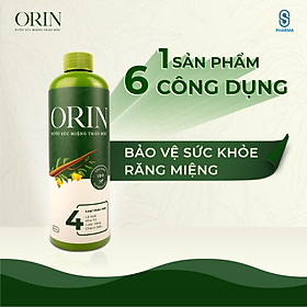 Nước Súc Miệng Thảo Mộc Orin ngừa sâu răng, kháng khuẩn, tan mảng