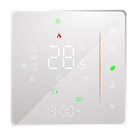 WiFi Smart Thermostat Temperature Controller Weekly Programmable Supports Touch Control/ Mobile APP/ Voice Control
