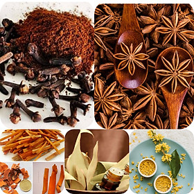 Mua Bột Ngũ vị bát hương tẩ y uế bao sái ( loại lá ) bàn thờ (nấu nước rồi dùng)