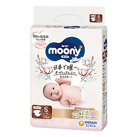 Tã dán cao cấp Moony Natural đủ size