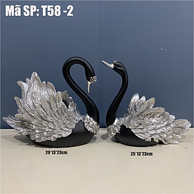 Cặp tượng thiên nga trang trí T58