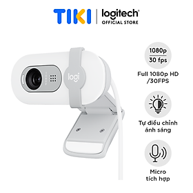 Webcam Logitech Brio 100 Full HD 1080p - Hàng Chính Hãng