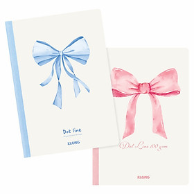 Vở kẻ ngang chấm may dán gáy Pastel Coquette B5 80 trang 100/76; MS: 860