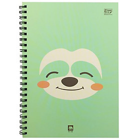 Sổ Lò Xo A5 Kẻ Ngang 100 Trang 70gsm - Elephant WP-106 - Màu Xanh Lá