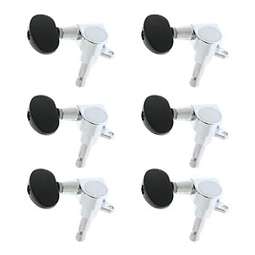 6pcs Sealed Gear Tuning Pegs Tuners Machine Heads for Acoustic Folk Guitar Parts