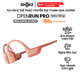 Mua Tai Nghe Bluetooth Thể Thao Truyền Âm Thanh Qua Xương SHOKZ OPENRUN PRO S810 Màu Hồng - Hàng chính hãng