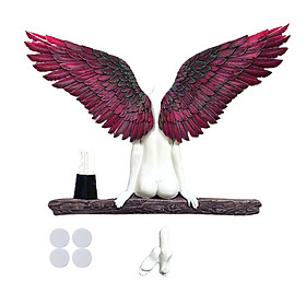 Resin Angel Wings Statues Art Wall Decor Figurines Decor