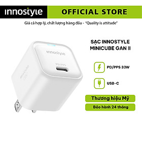 Mua SẠC NHANH CHO IPHONE 14 I 13 I 12 AIR INNOSTYLE MINIGO GAN II PD/PPS 30W IC30PDWHT - HÀNG CHÍNH HÃNG
