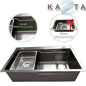 Mua Chậu rửa bát cao cấp Kazta KZ-C7846N nano kháng khuẩn