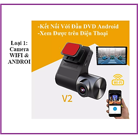 TẶNG THẺ NHỚ 32GB.Camera oto.Cam Hành Trình V2 Cho Màn Hình DVD Android Cảnh Báo Va Chạm Tiếng Việt - Kết Nối WiFi Với Điện Thoại.