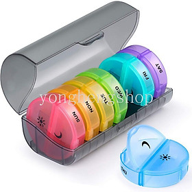 Mua Hộp Đựng Thuốc 14 Ngăn Hình Tròn Sáng Tạo Cho các Cụ sau COVID