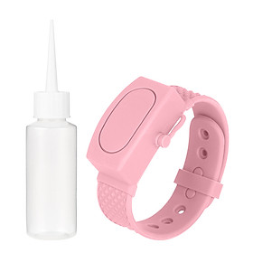 Wristband Hand Dispenser Refillable Silicone Bracelet for Hand Washing 15ml Wearable Hand Dispenser with 50ml Bottle for