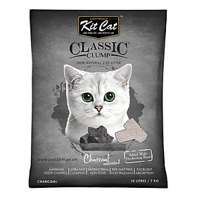 Cát vệ sinh cho mèo KitCat than hoạt tính 10L