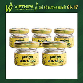 Combo 5 hủ đường dừa nước Vietnipa 15gr