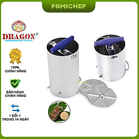 Mua Bộ 2 khuôn làm giò chả Inox Dragon D040 - Loại 0.5kg và 1kg