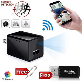 Mua Cốc sạc điện thoại WiFi 4K  FullHD cao cấp - Cốc sạc WiFi 4K FullHD 1080p kết nối xem trực tiếp từ xa trên điện thoại