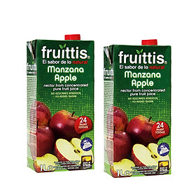 Combo 2 hộp nước ép Fruittis táo 1L