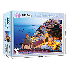 Bộ Tranh Ghép Xếp Hình 1000 Pcs Jigsaw Puzzle (Tranh ghép 70*50cm) Bản Thú Vị Cao Cấp