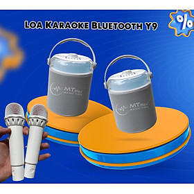 Mua Loa karaoke mini Y9 cao cấp nhỏ gọn hát karaoke nghe nhạc bluetooth. Hàng Chính Hãng