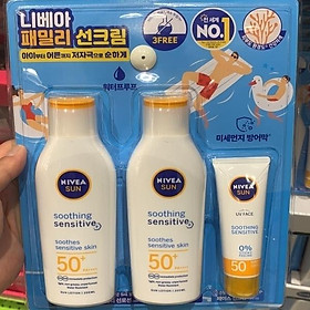 NIVEA Family Sun Cream Set